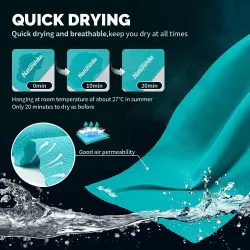 NATUREHIKE Ultralekki, szybkoschnący ręcznik plażowy z mikrofibry